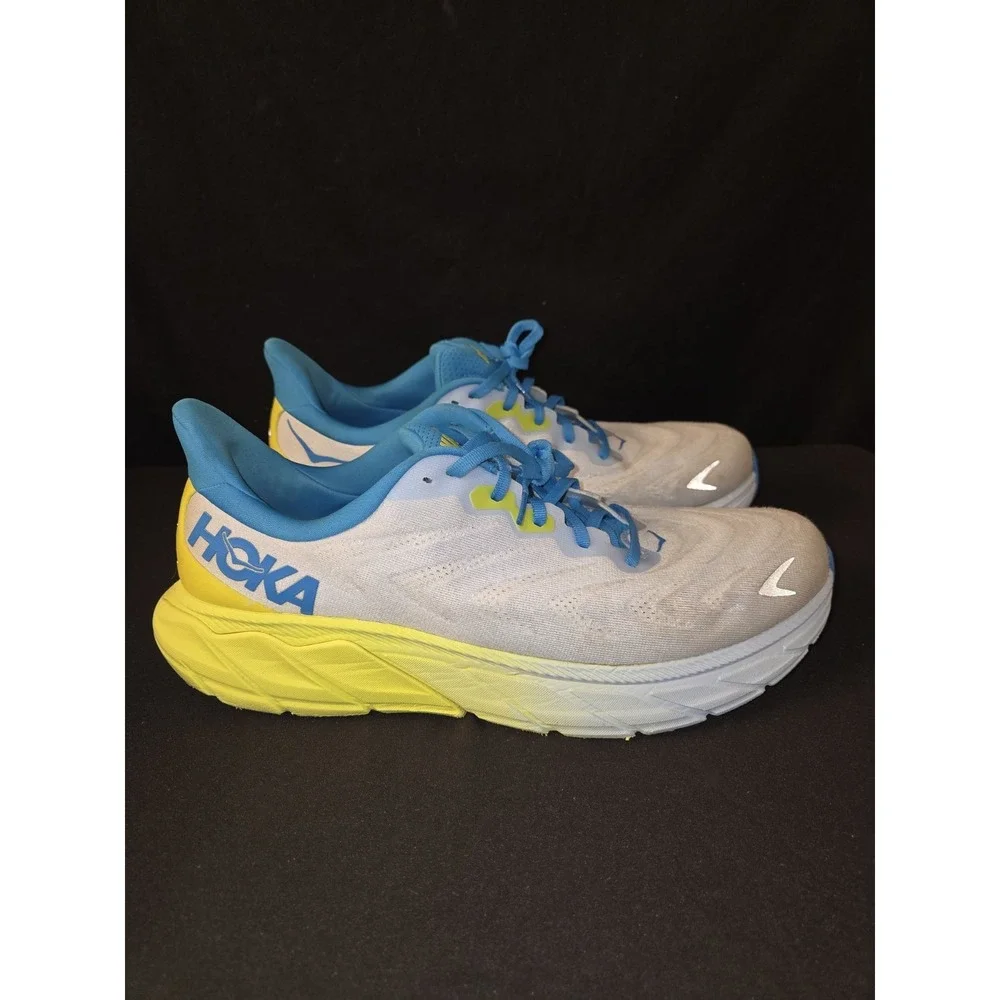 Hoka One Arahi 6 Blue Green White Running Shoes 1123194‎ BGBCR Mens 12D